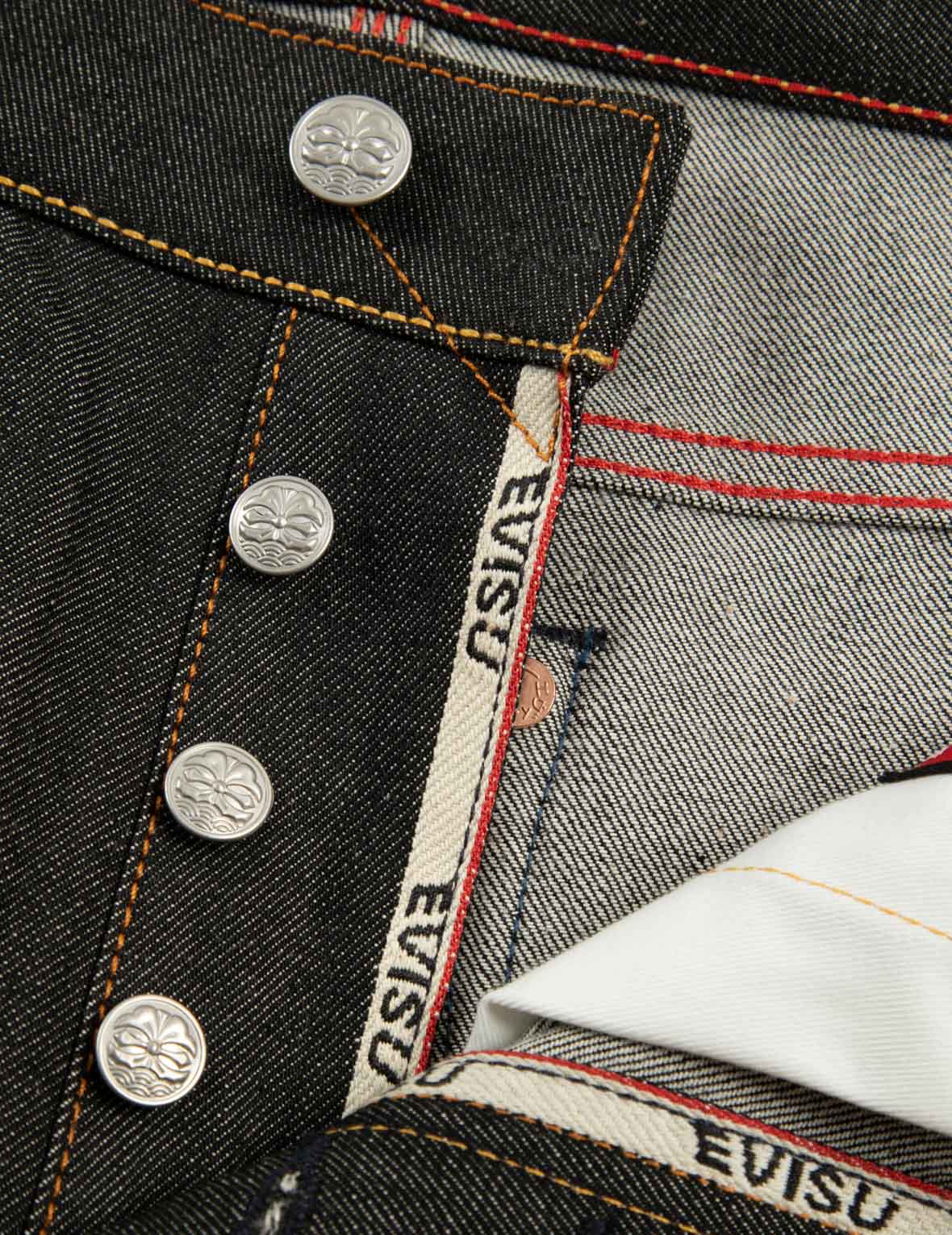 小海鷗肌理刺繡修身牛仔褲 #2010