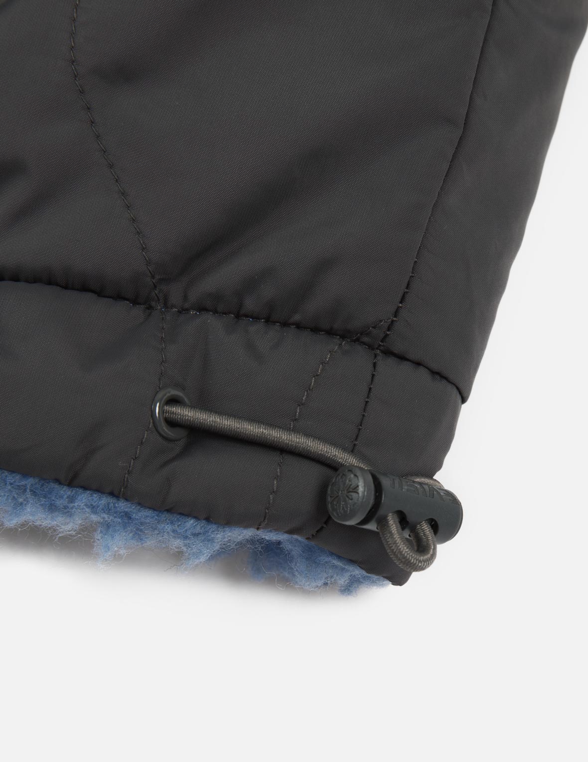 Two-tone Reversible Relax Fit Zipped Sherpa Jacket