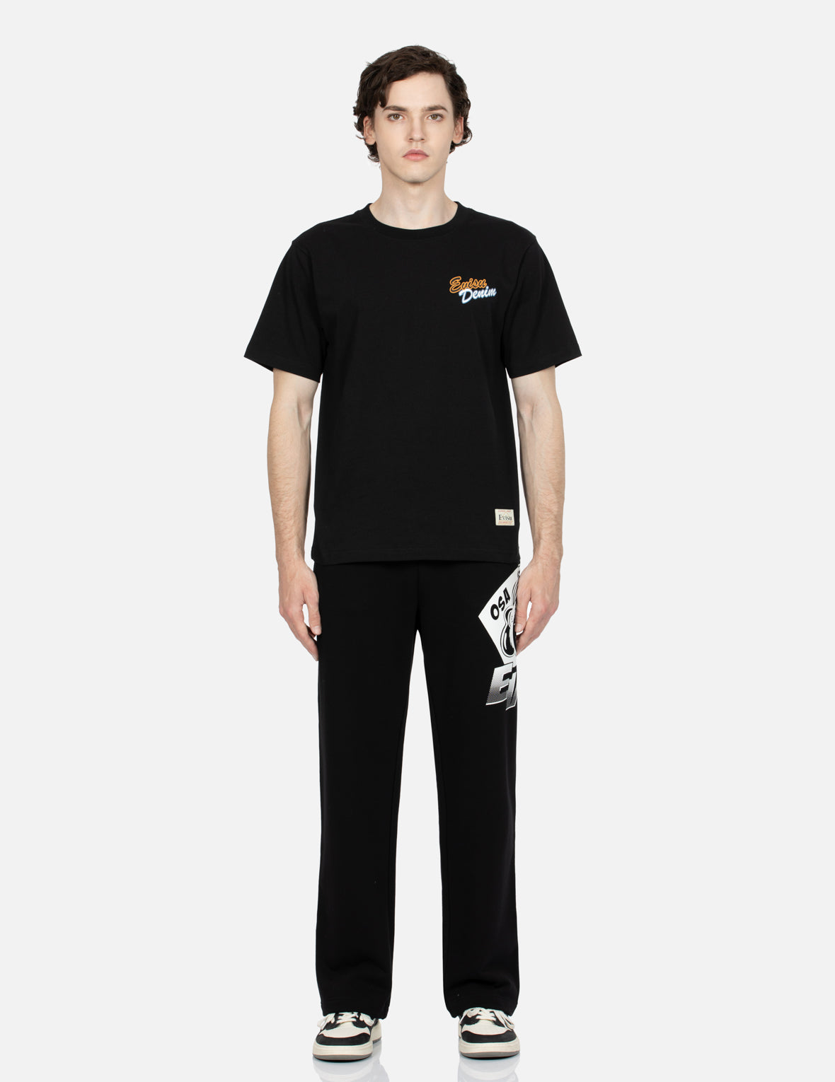 Pop Art Godhead Print Straight-leg Sweatpants