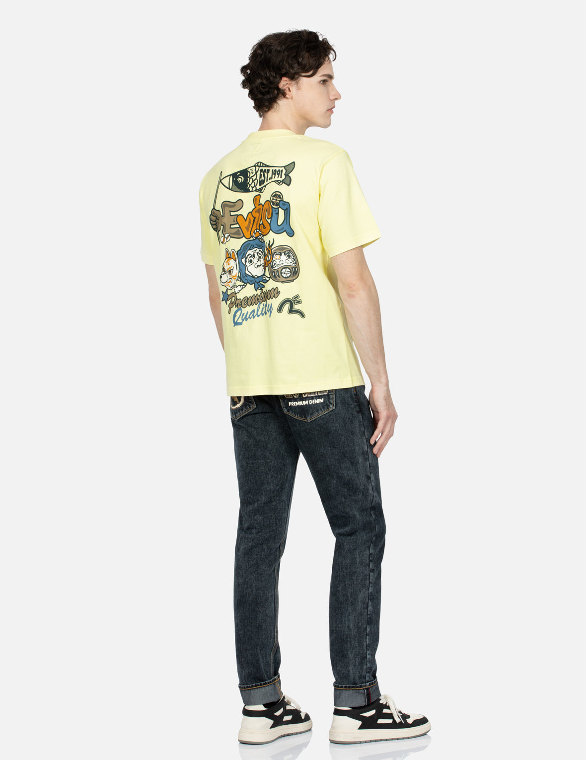Hyottoko Festival Print Regular Fit T-shirt