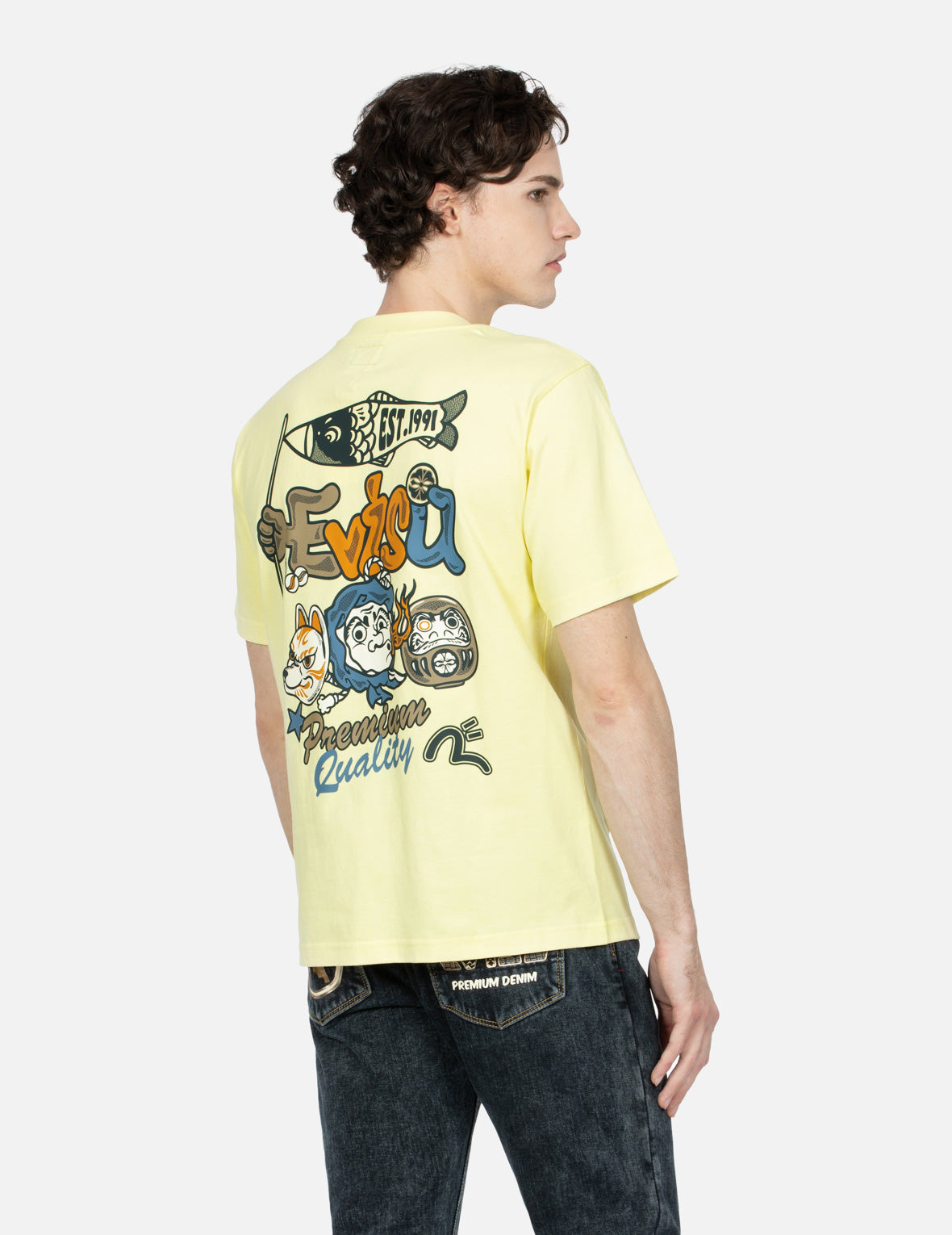 Hyottoko Festival Print Regular Fit T-shirt