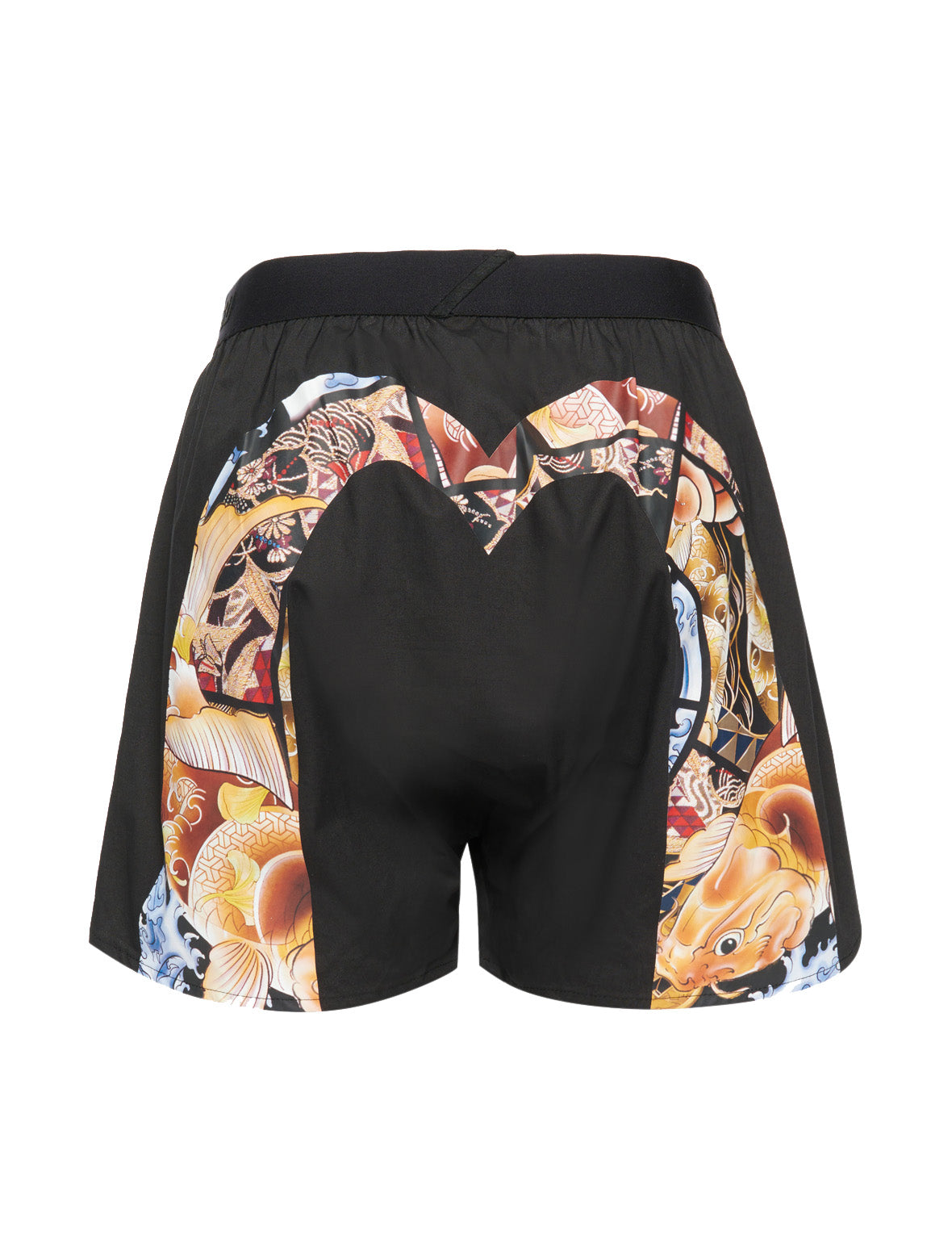 Koi and Brocade-pattern Daicock Print Boxer Shorts