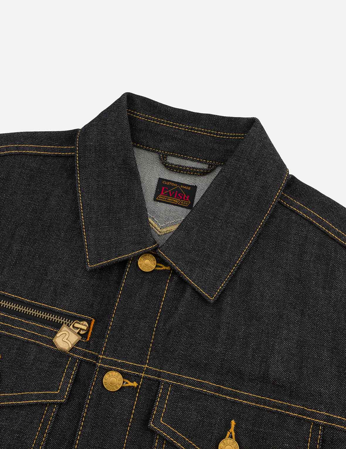 Brocade Daicock Appliqué
Regular Fit Denim Jacket