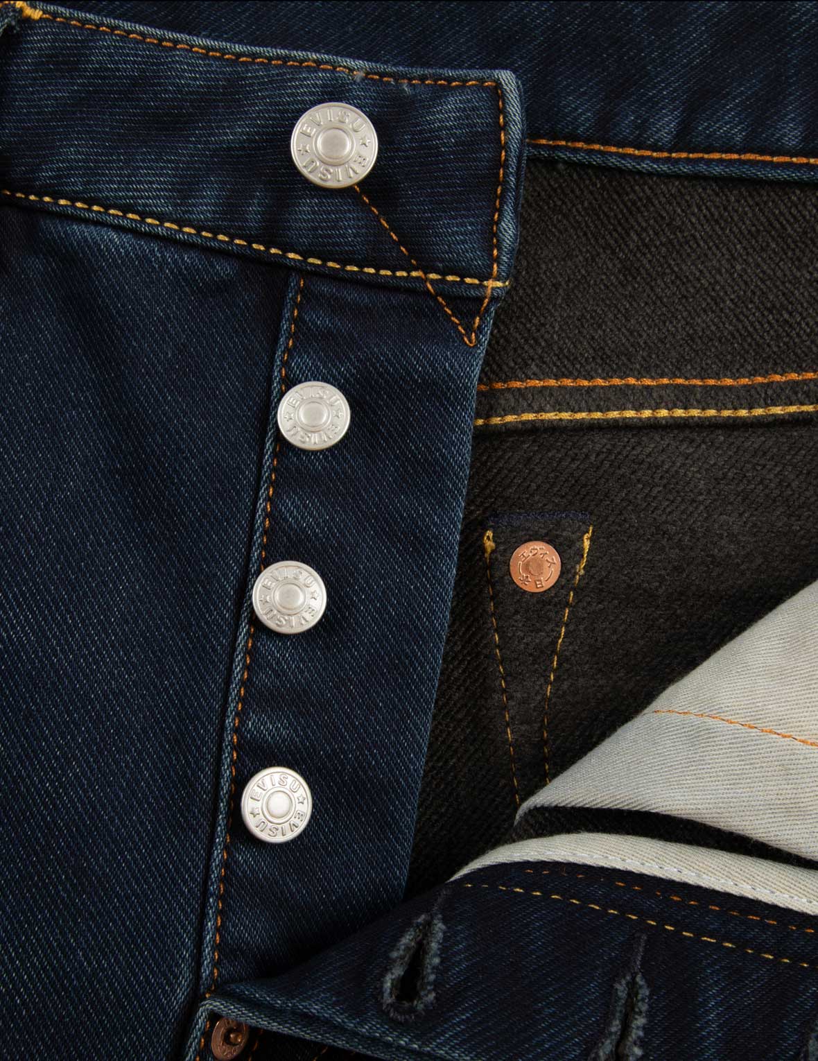 奇馬約掛毯海鷗印花窄腳牛仔褲 #2017