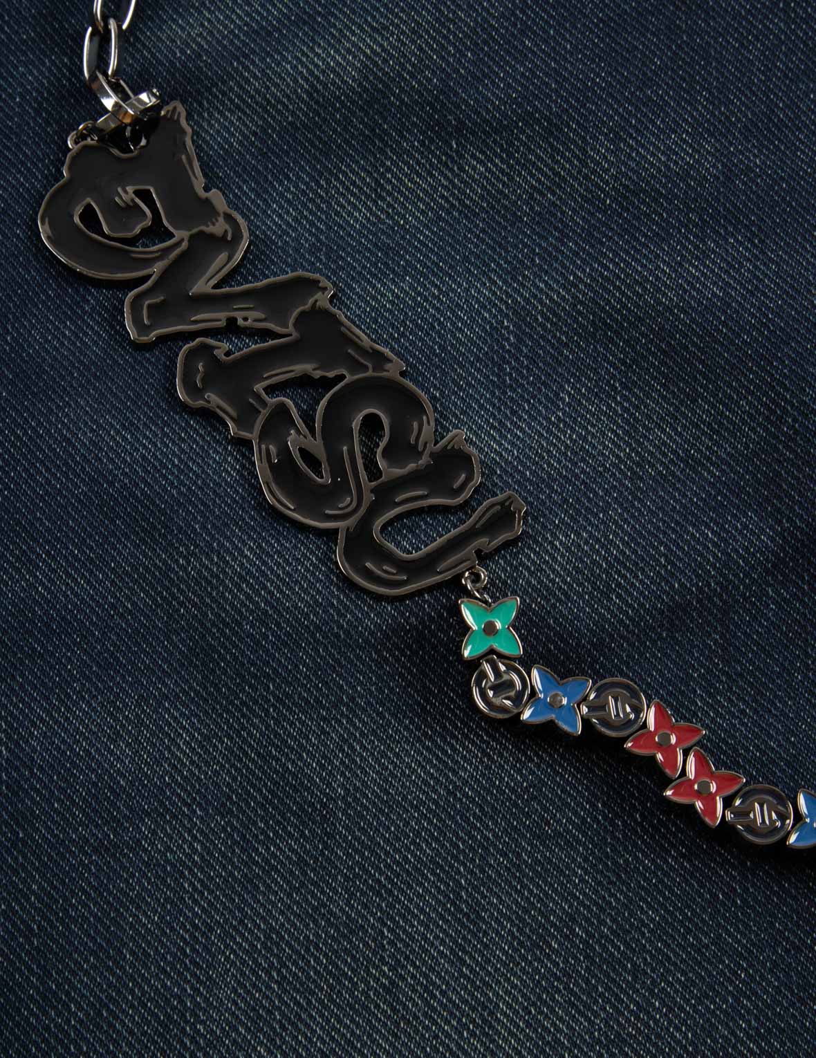 奇馬約掛毯海鷗印花窄腳牛仔褲 #2017