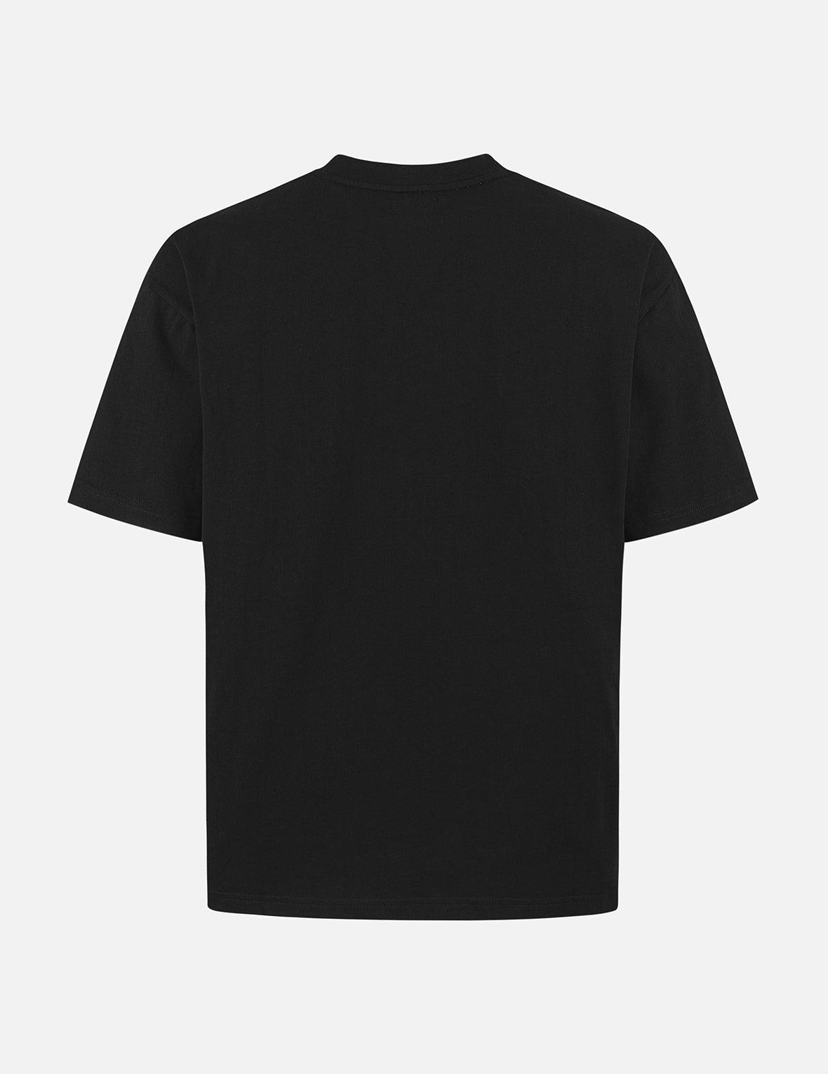 Rhinstone Logo and Godhead Print Relax Fit T-Shirt