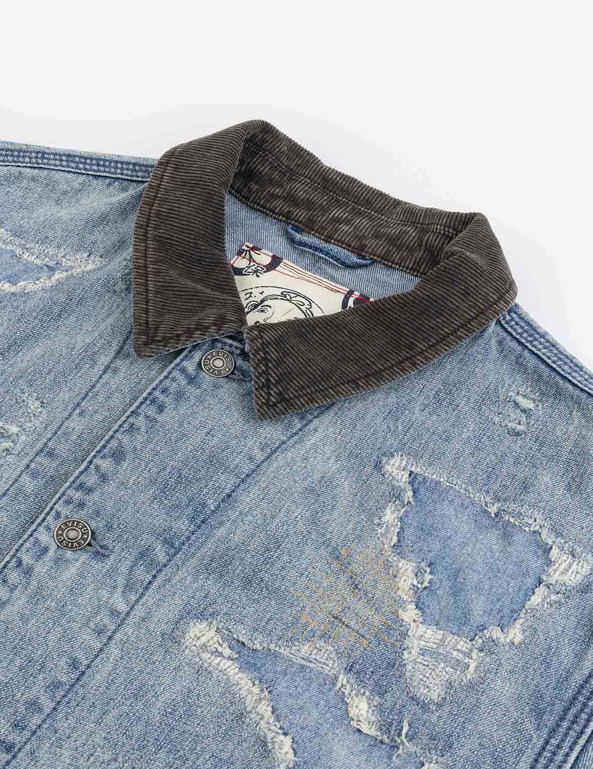 解構復古工裝時尚版型牛仔外套