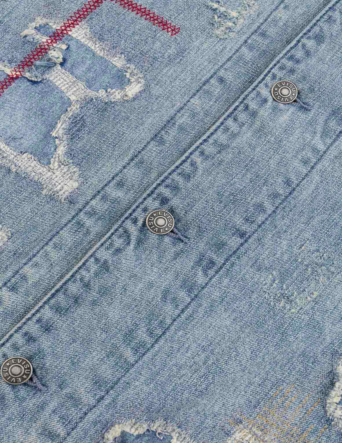 解構復古工裝時尚版型牛仔外套