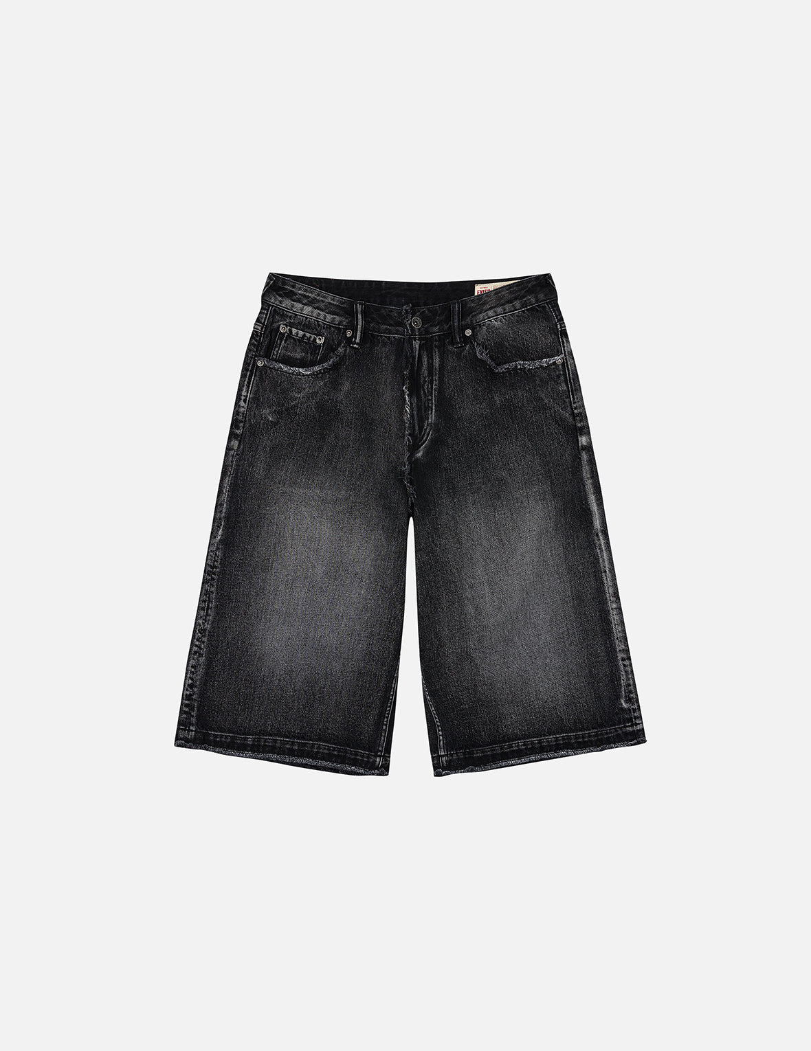 解構大M印花時尚版型牛仔短褲