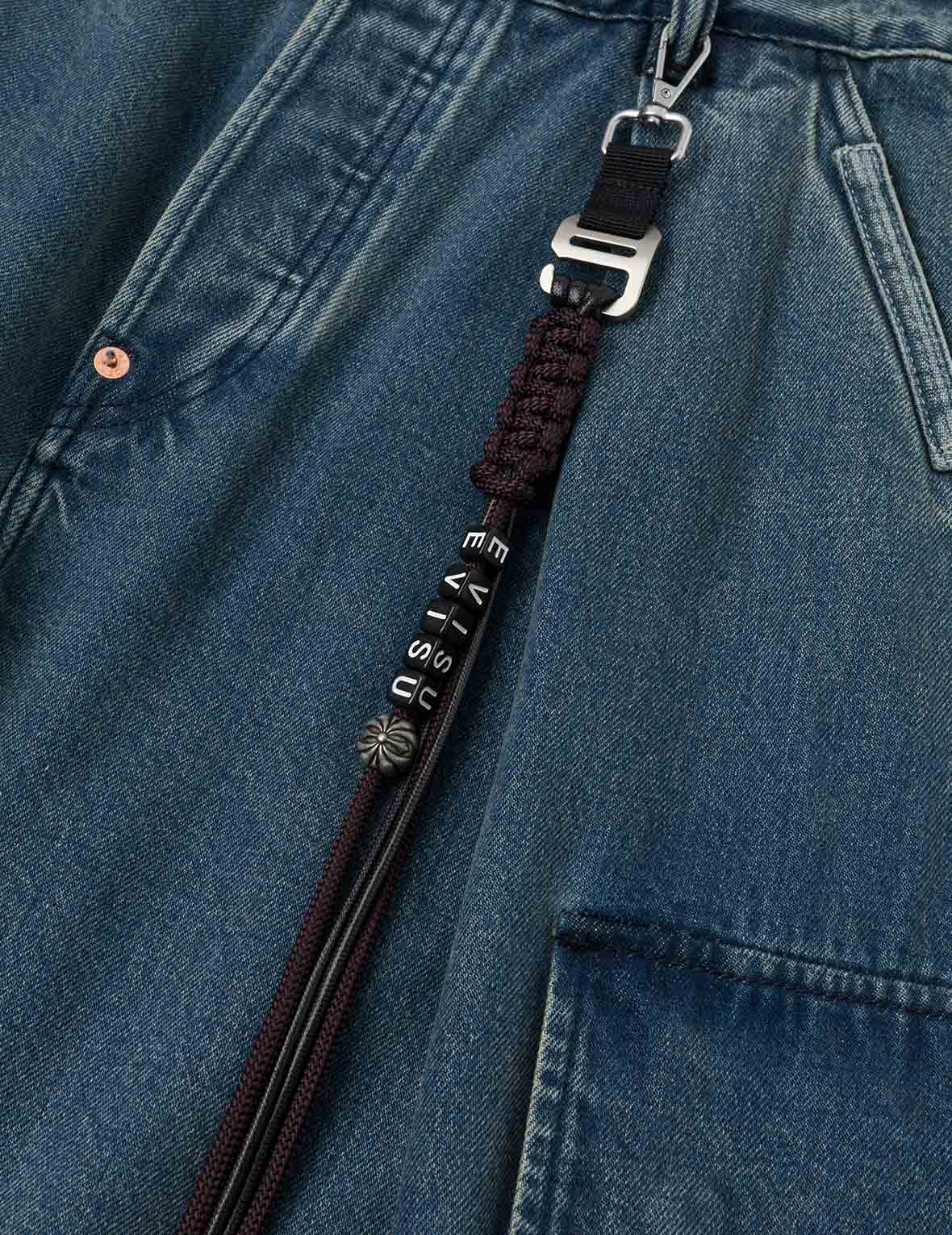 刺繡海鷗燈籠工人牛仔褲