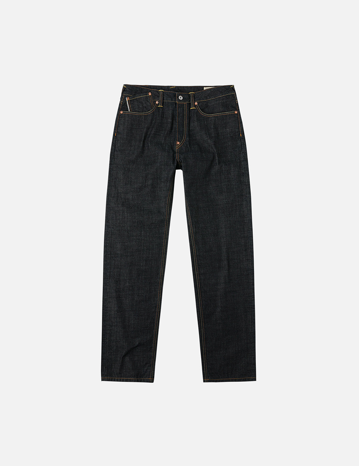 Seagull and Japanese Temple Embroidery Regular Fit Jeans #2000