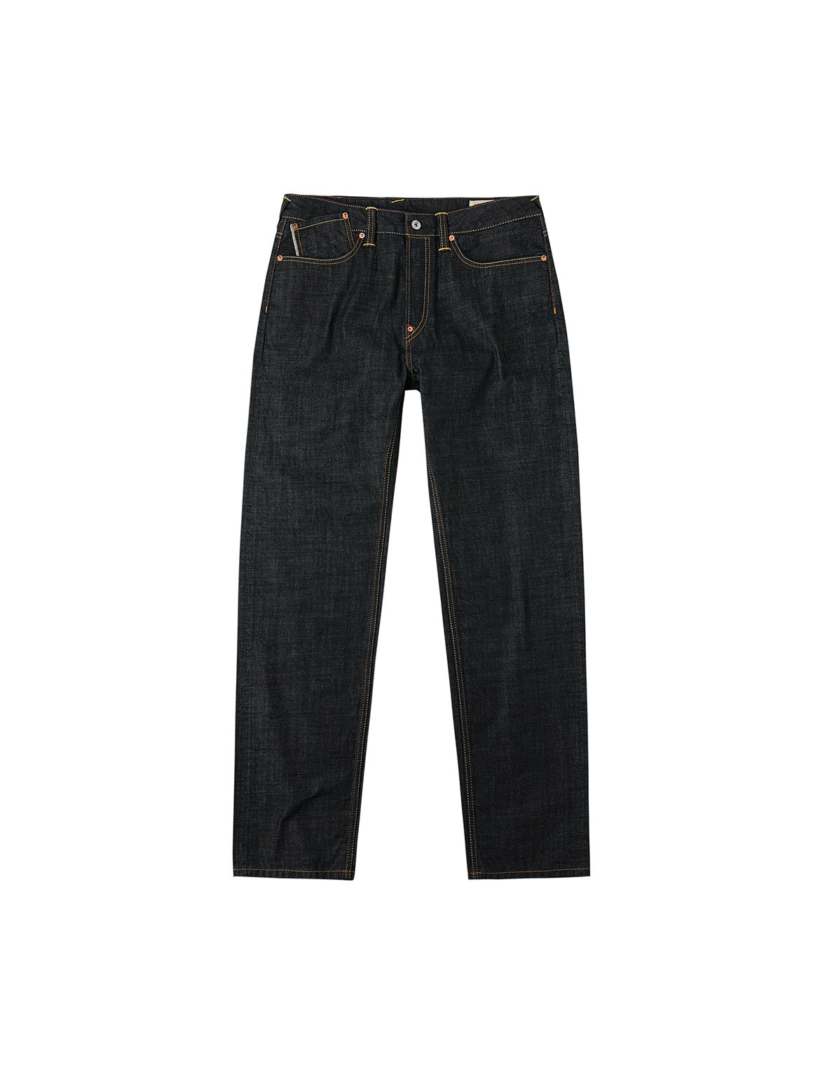 Seagull and Japanese Temple Embroidery Regular Fit Jeans #2000