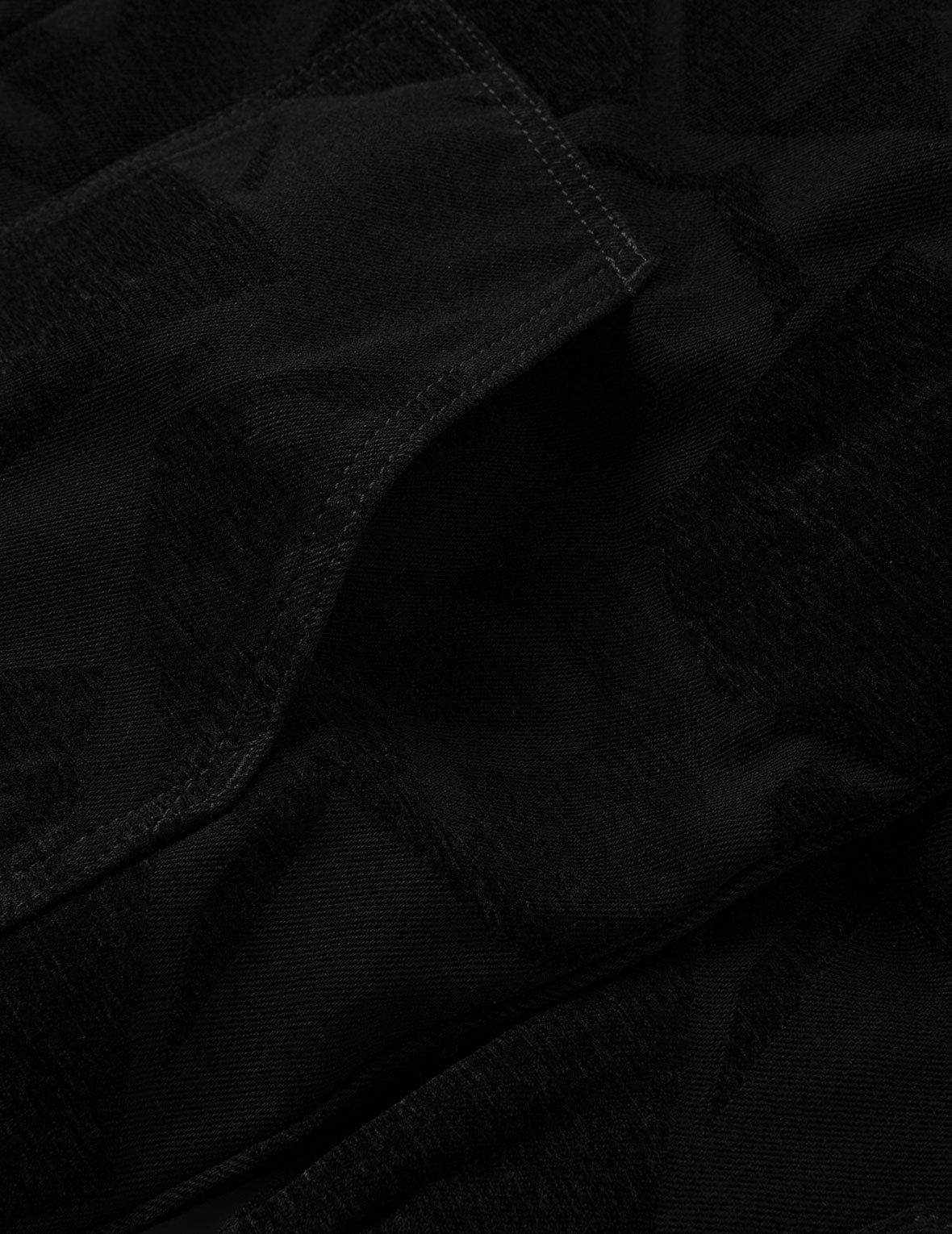 Allover Seagull Jacquard Regular Fit Chore Jacket