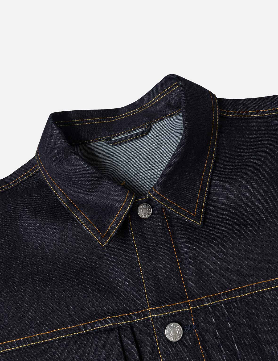 海鷗印花與多口袋寬版休閒牛仔外套