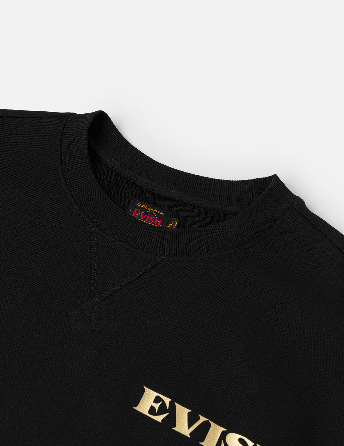 海鷗織錦貼布寬版休閒衛衣