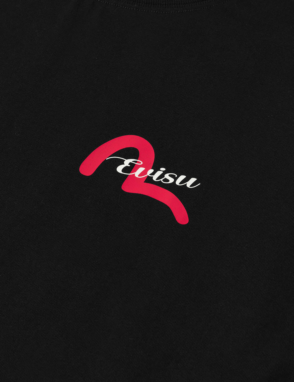 文字繪佛頭刺繡寬版休閒T恤