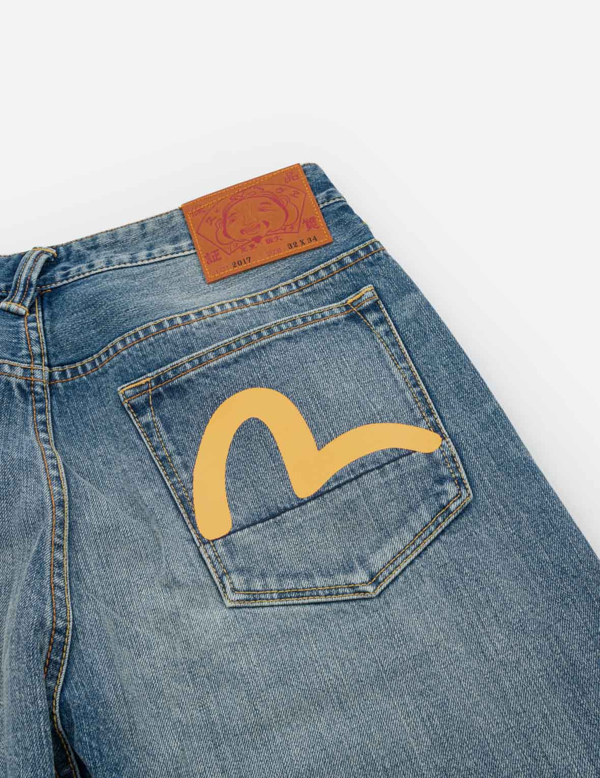Orange Seagull Classic Taper Fit Jeans #2017