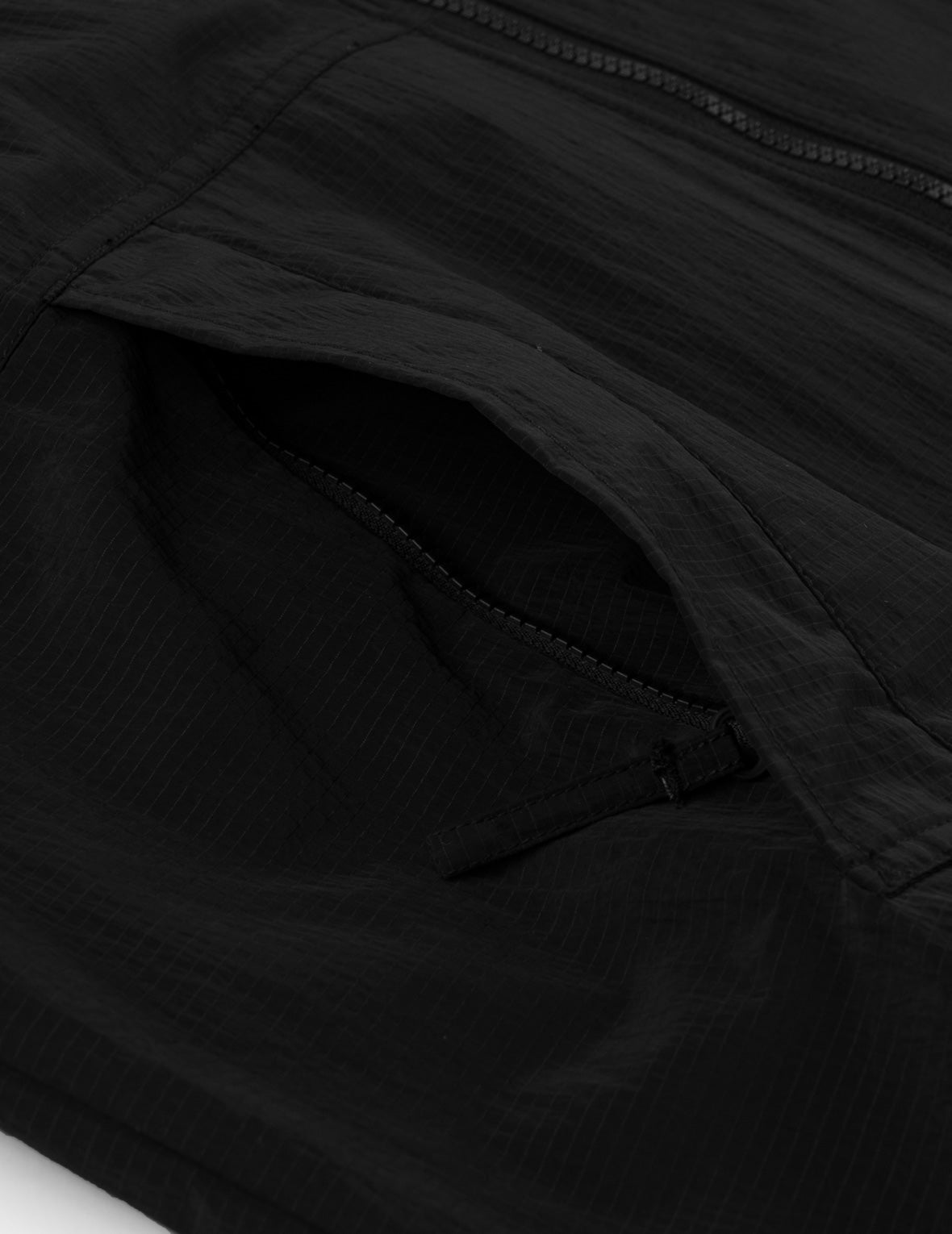 Logo Embroidered Zip-Up Windbreaker