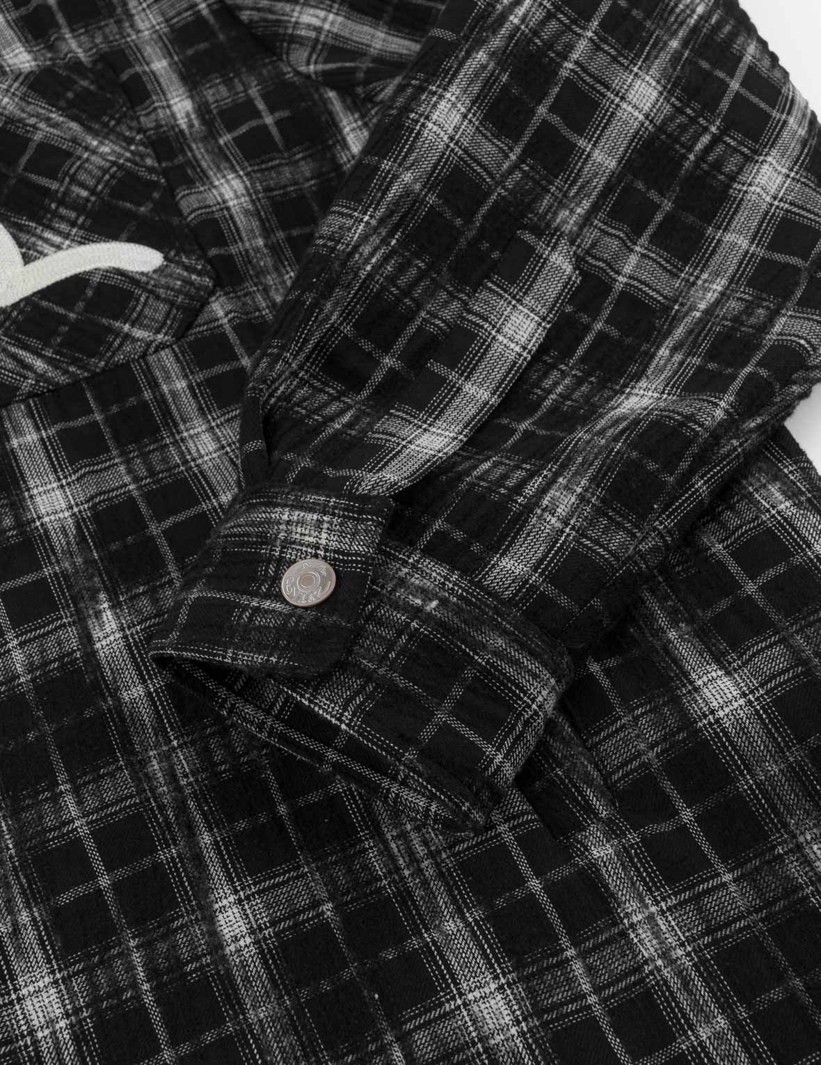 Needle Punch Checked Utility Parka
