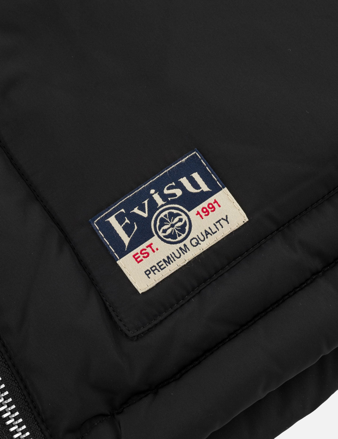 Kamon Seagull EVISU Embroidered Down Vest