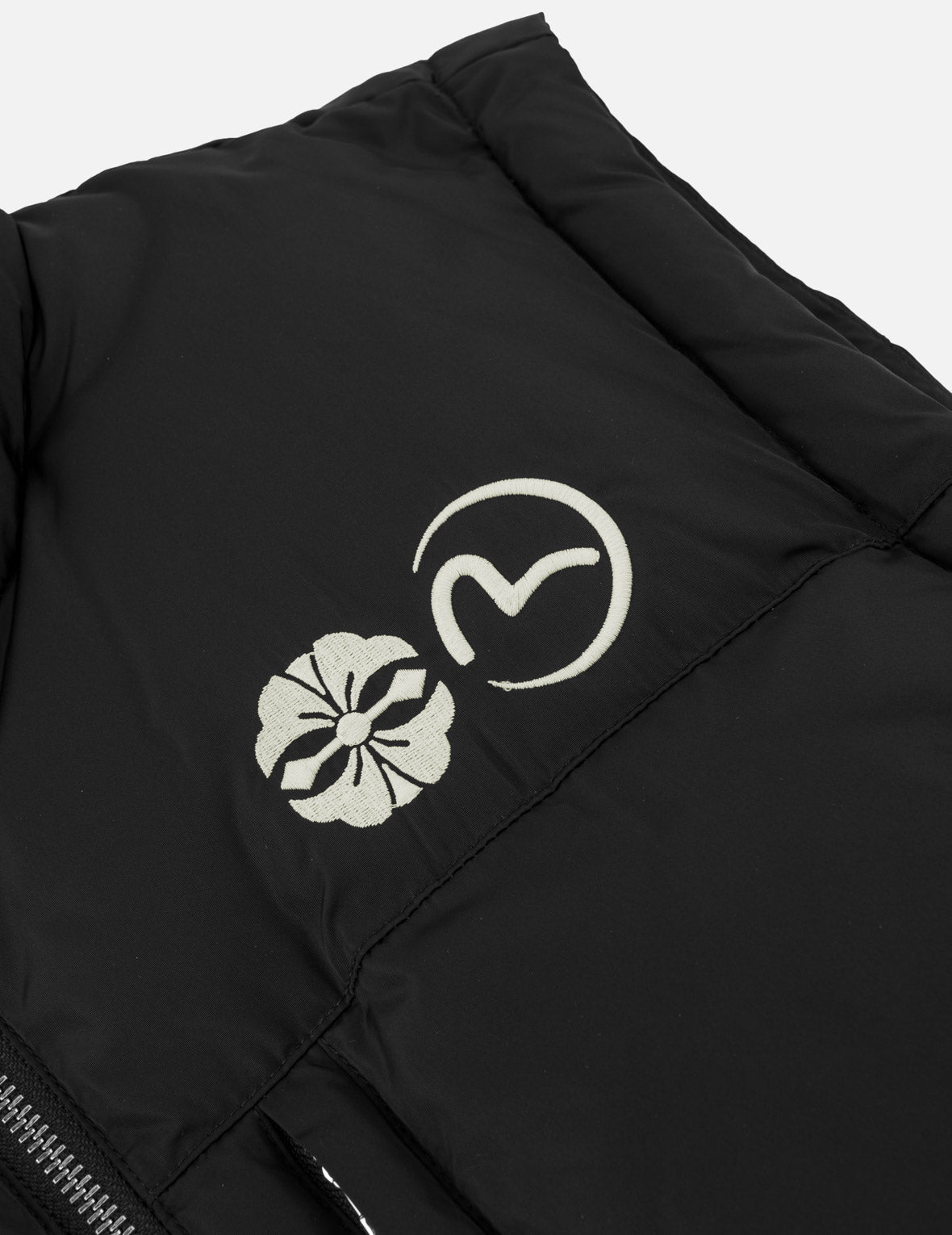 Kamon Seagull EVISU Embroidered Down Vest