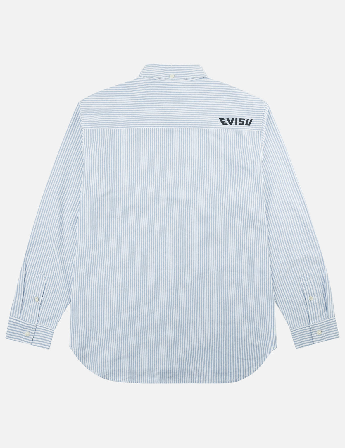 Multi-Pocket Striped Oxford Shirt