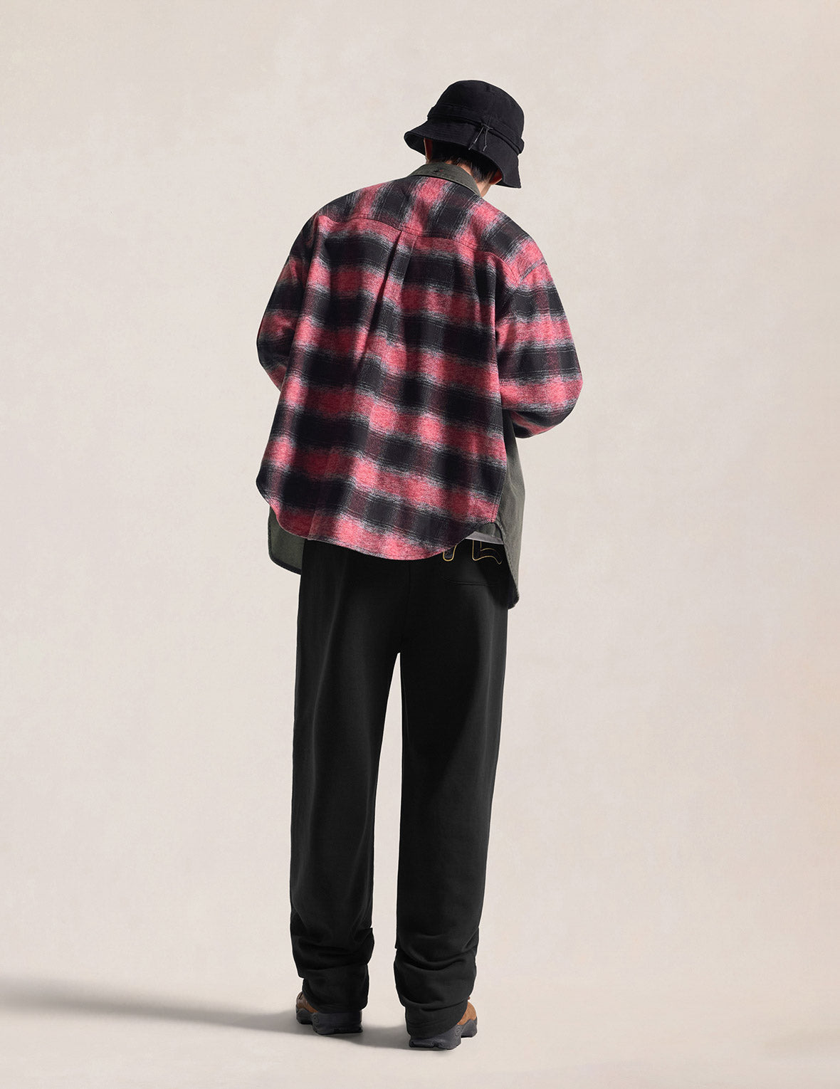 Brocade Seagull Patch Pocket Sweatpants