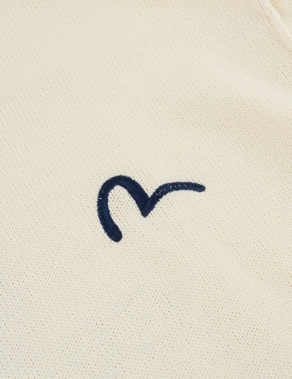 Seagull, Kamon & Evisu Logo Patchwork Knit Pullover