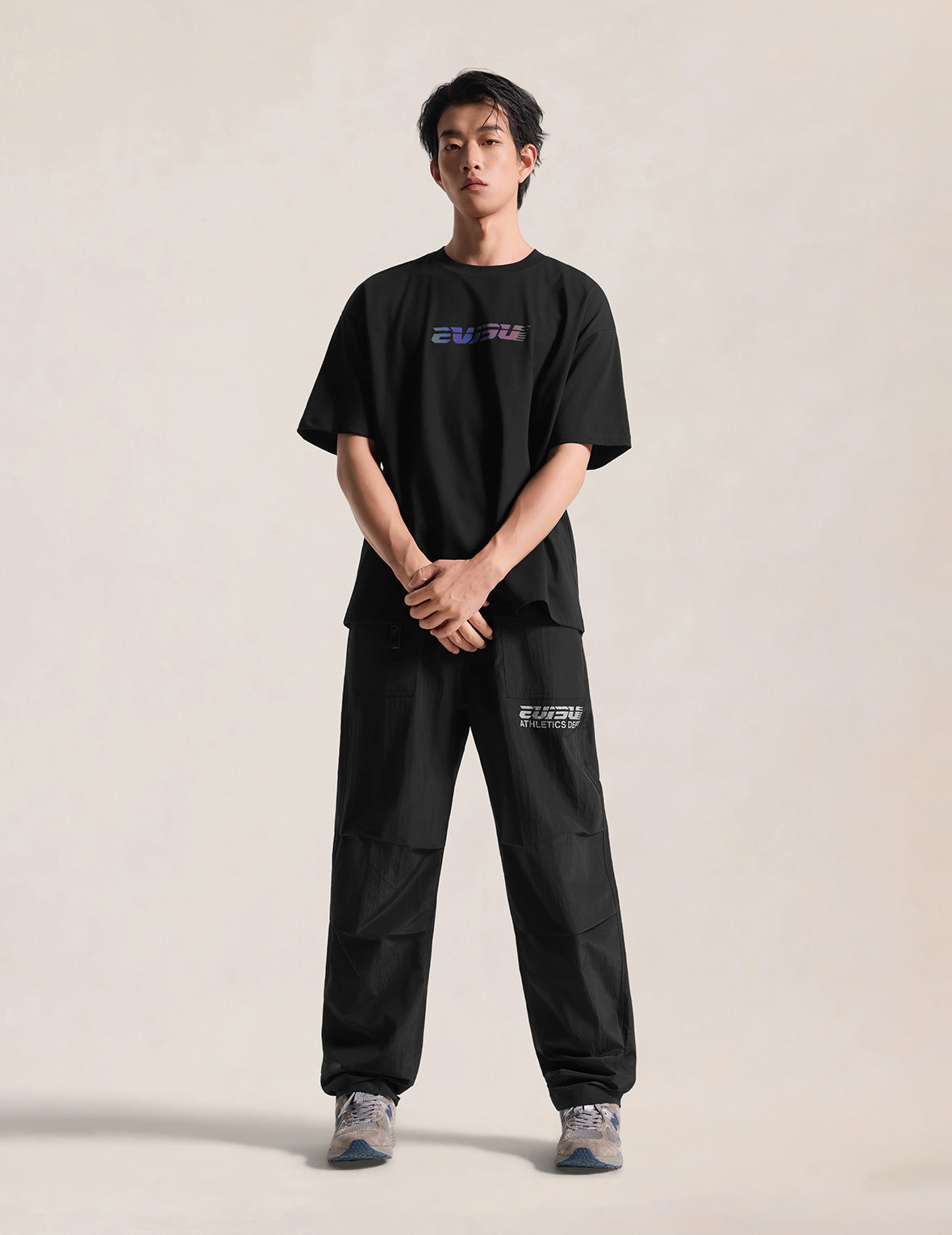 Iridescent Seagull Printed Sport T-Shirt
