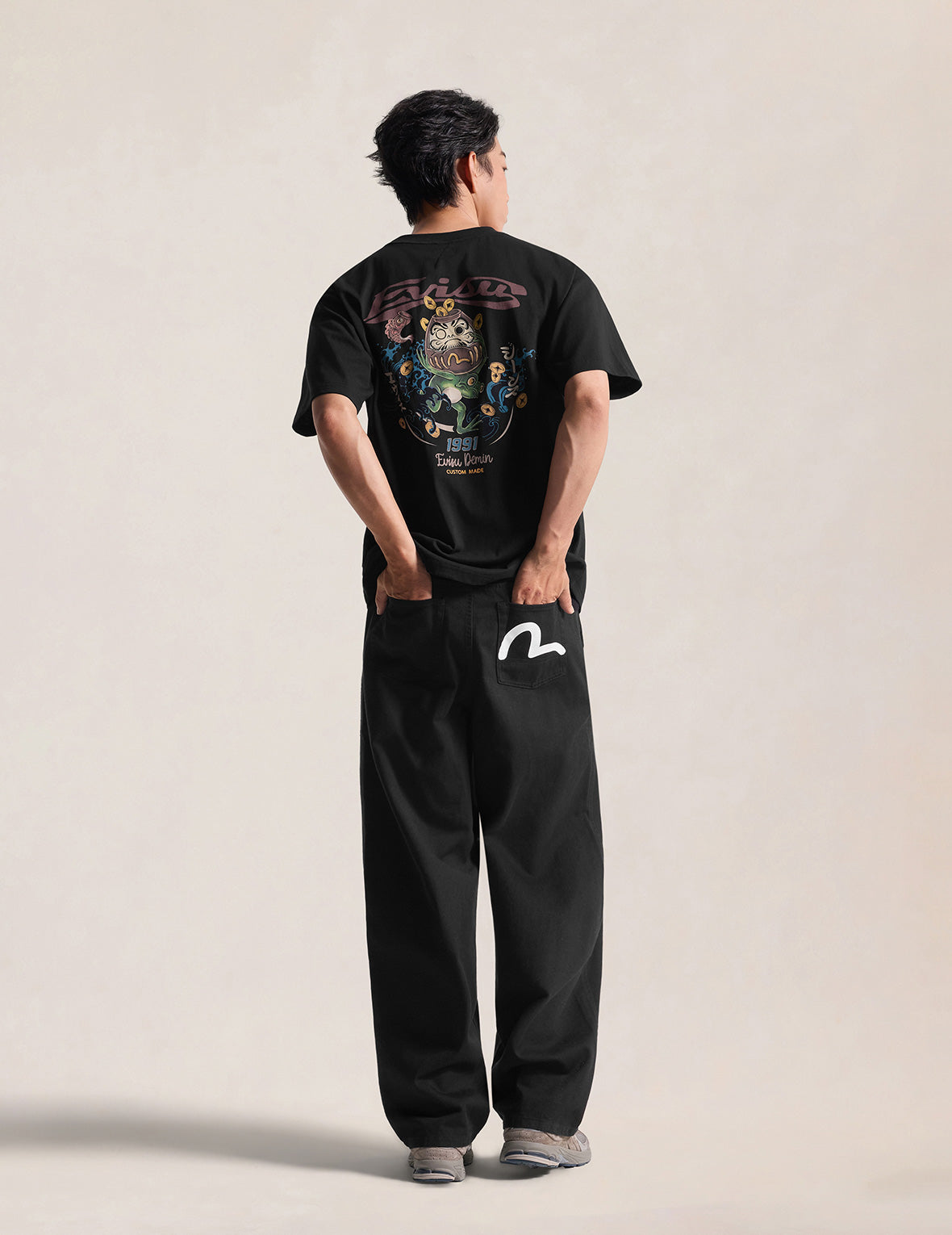 Fortune Daruma All-Over Print Tee