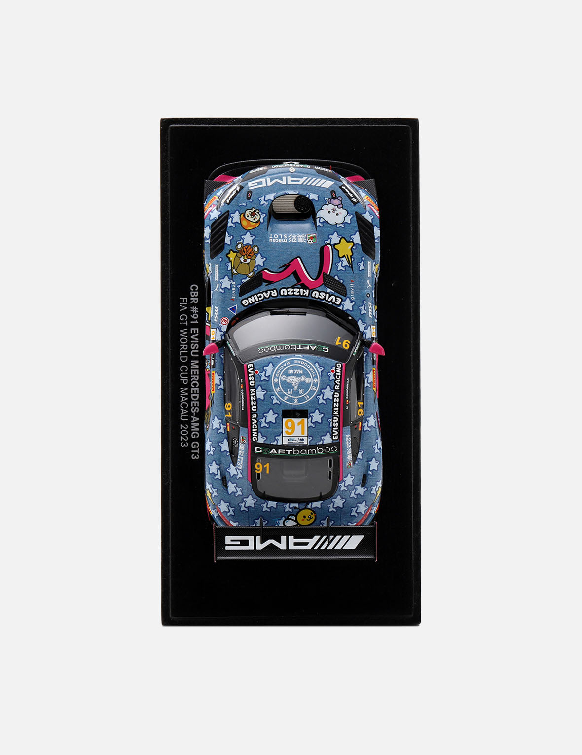 EVISU KIZZU X Mercedes-AMG GT3 1:43 賽車模型