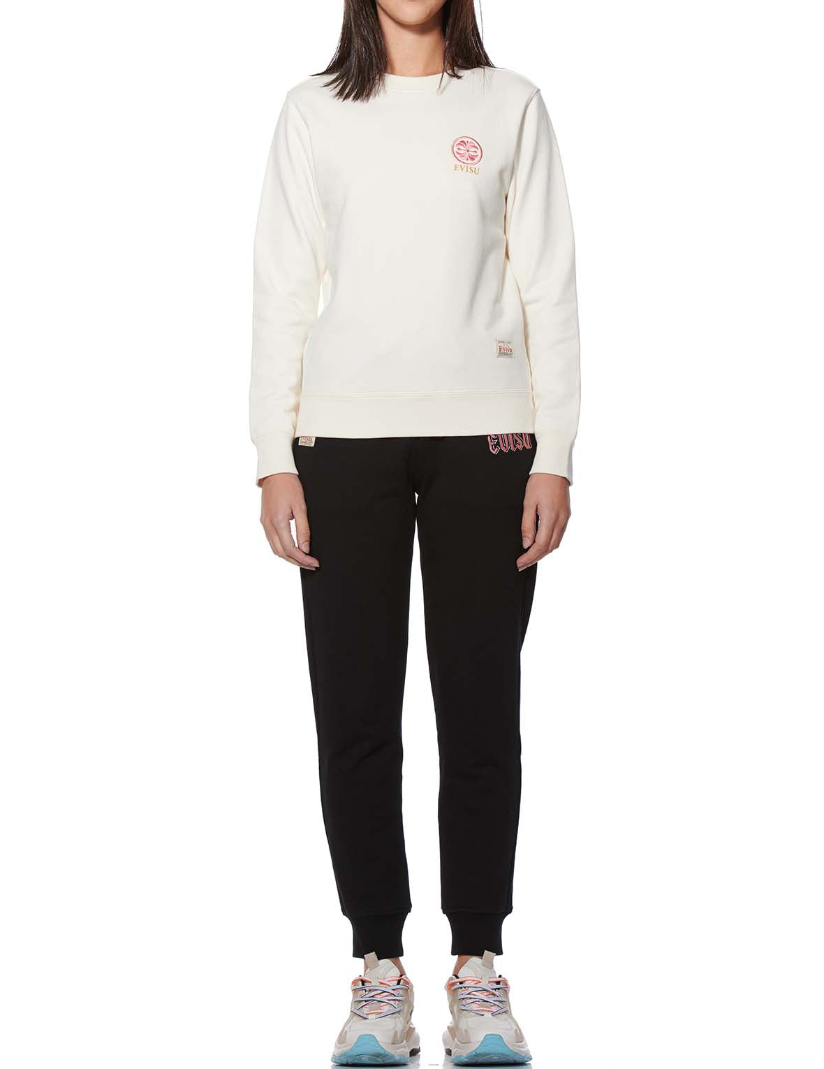 Daruma Daicock Print Sweatpants
