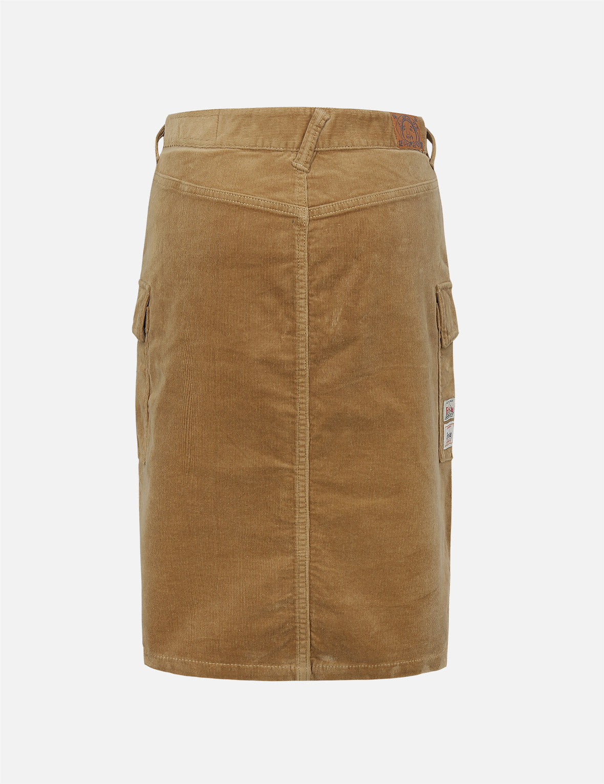 Logo Embroidery Corduroy Skirt
