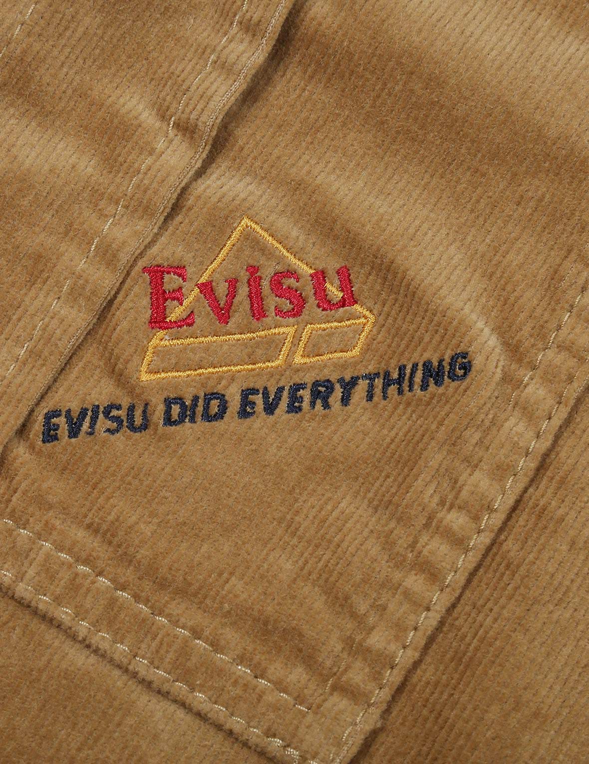 Logo Embroidery Corduroy Skirt