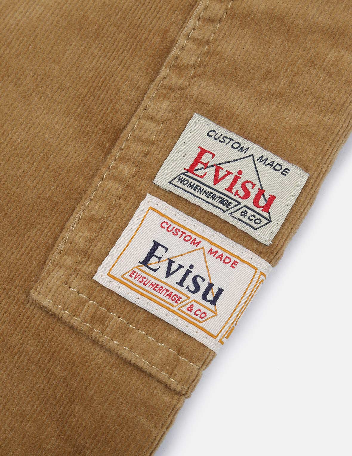 Logo Embroidery Corduroy Skirt
