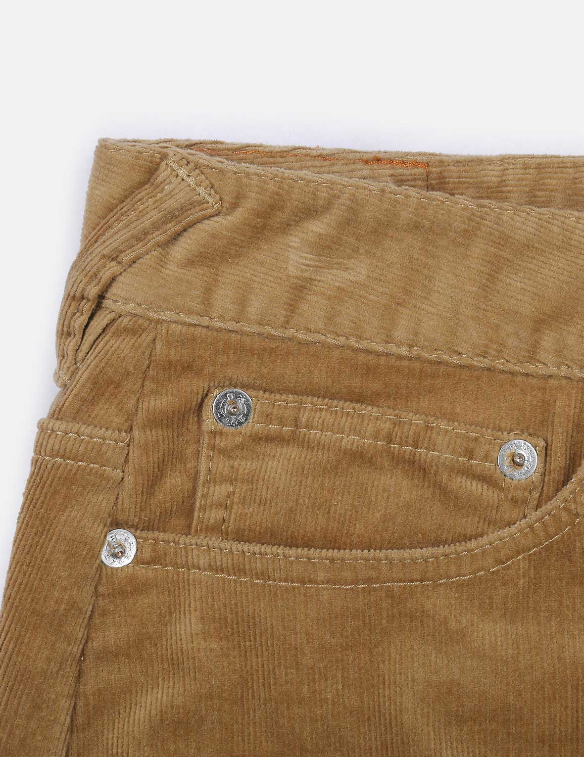 Logo Embroidery Corduroy Skirt
