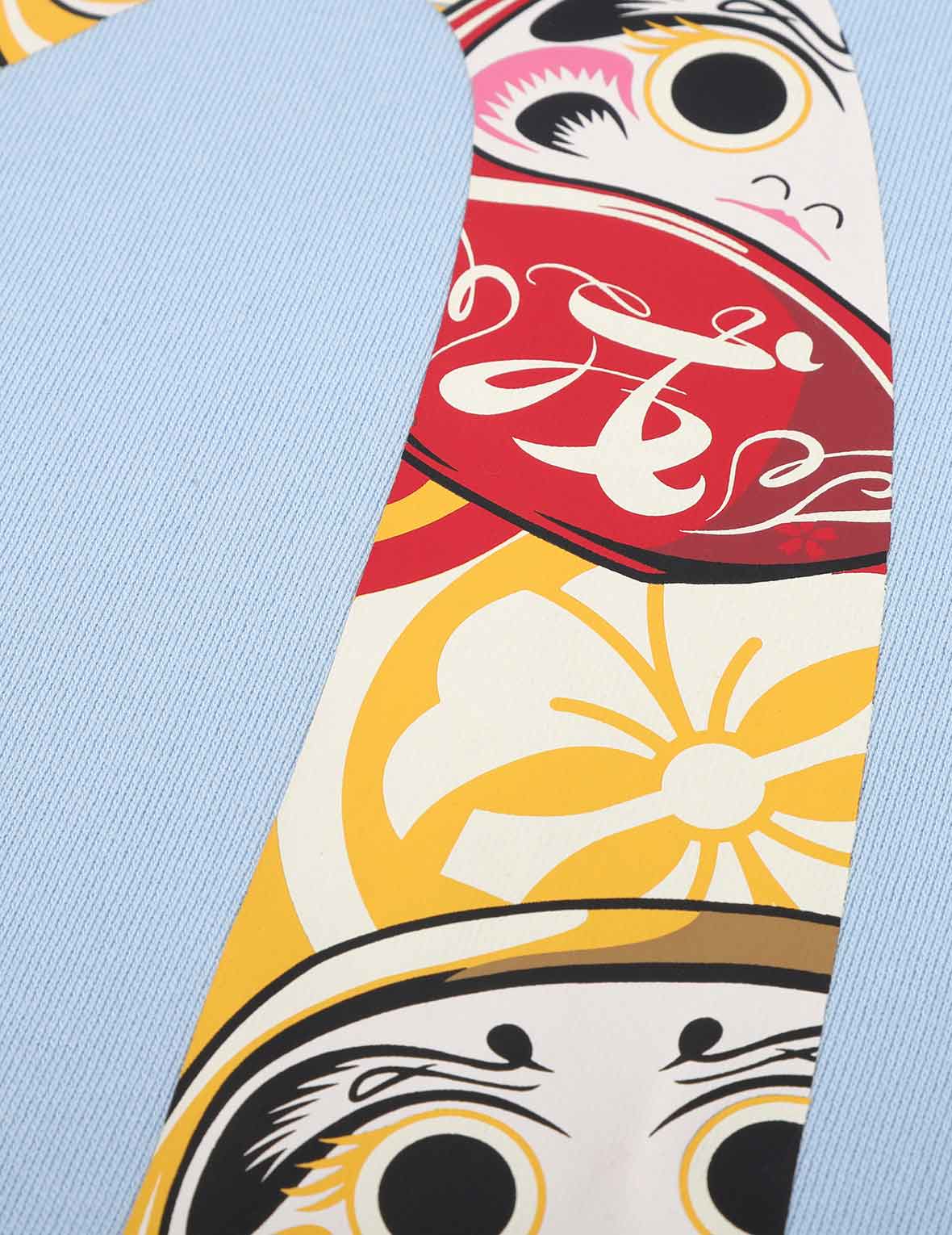 達磨大M印花連帽衛衣