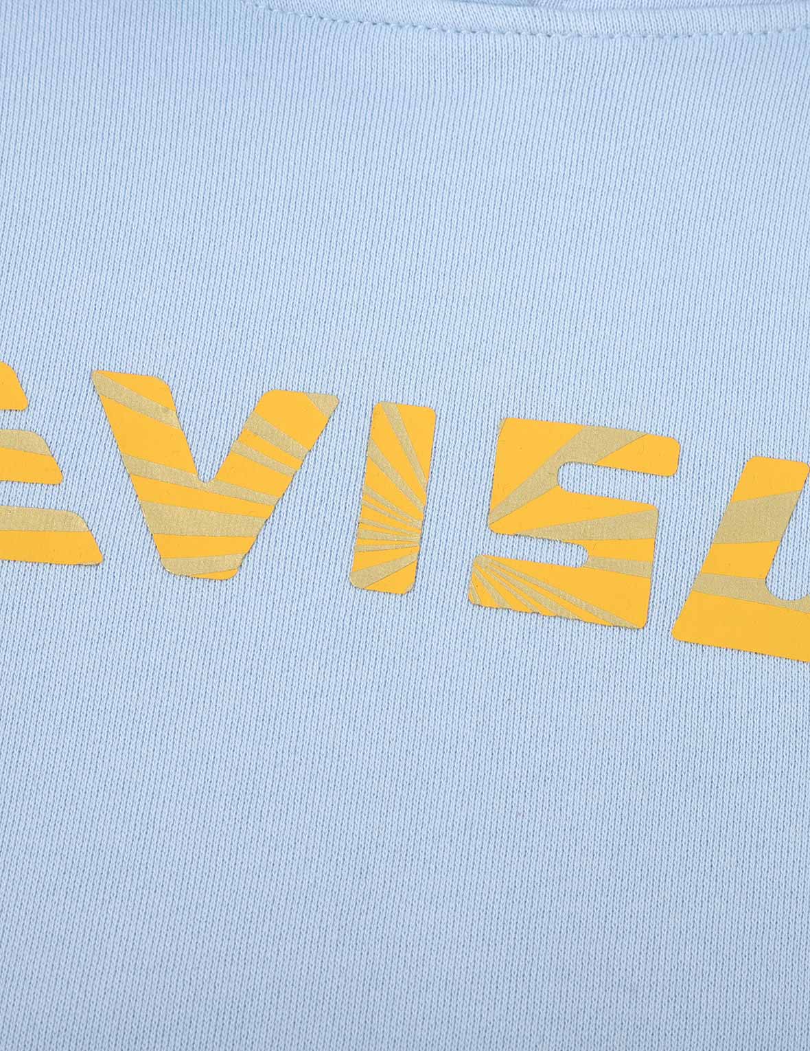 達磨大M印花連帽衛衣