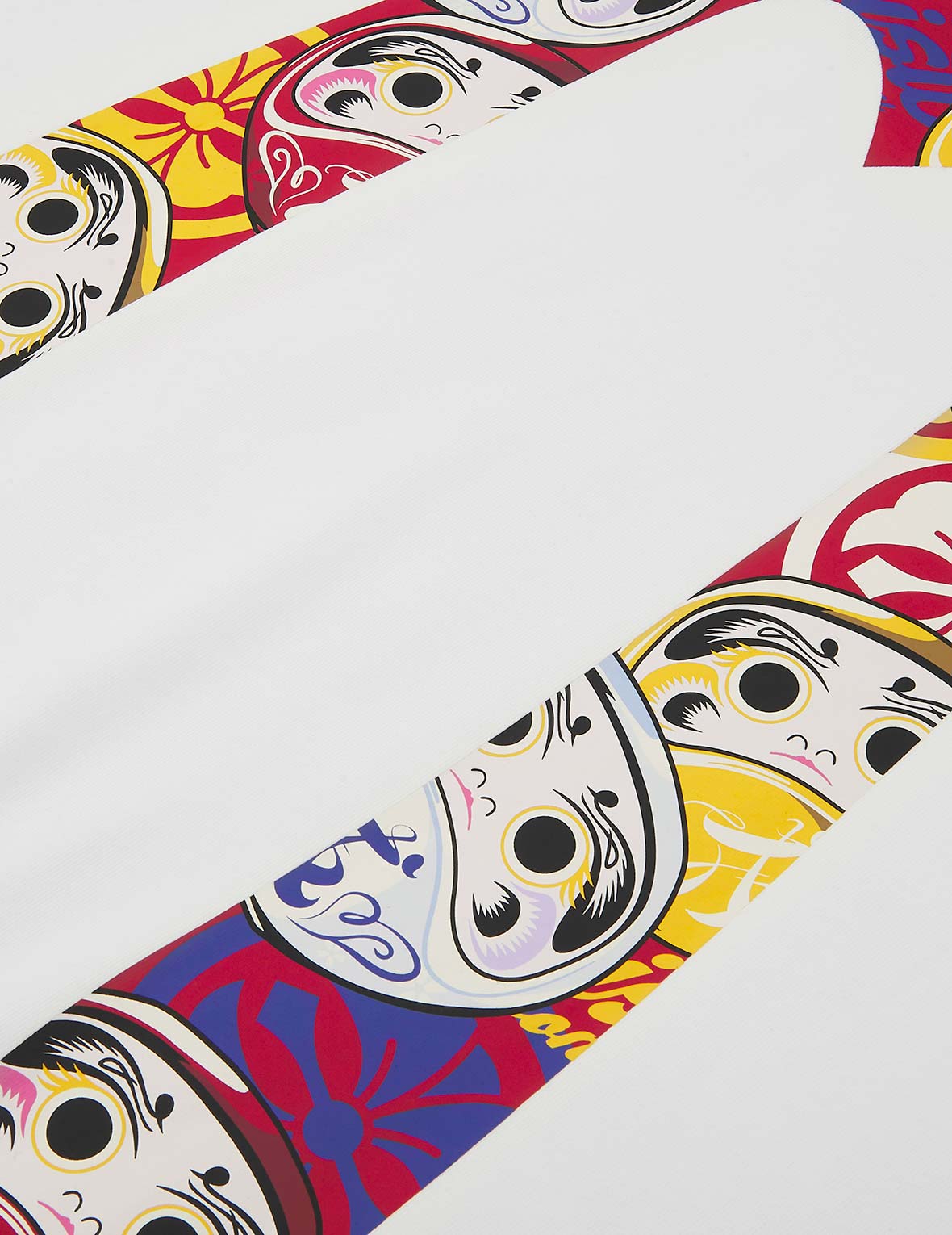 達磨大M印花連帽衛衣