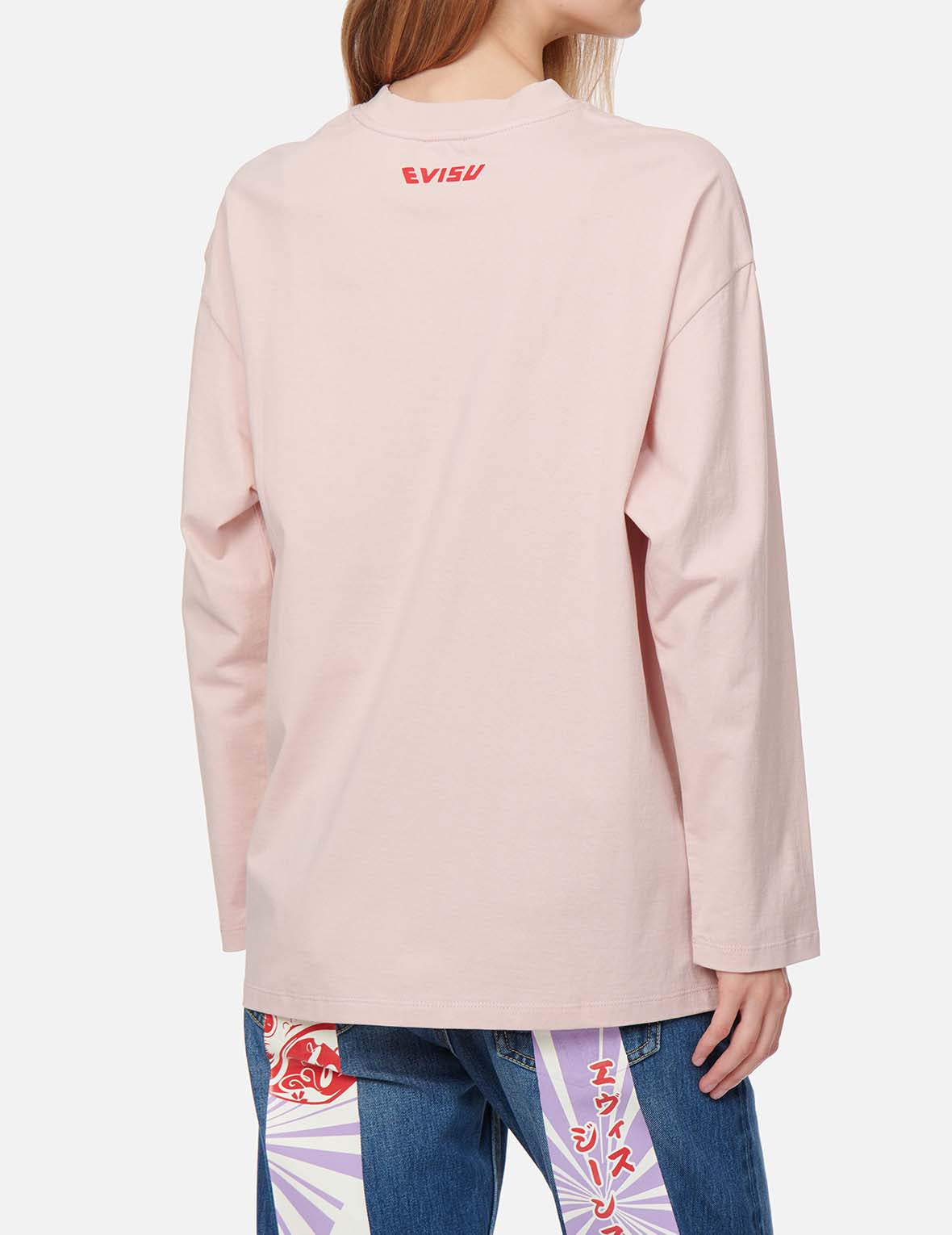 達磨與標誌印花T恤