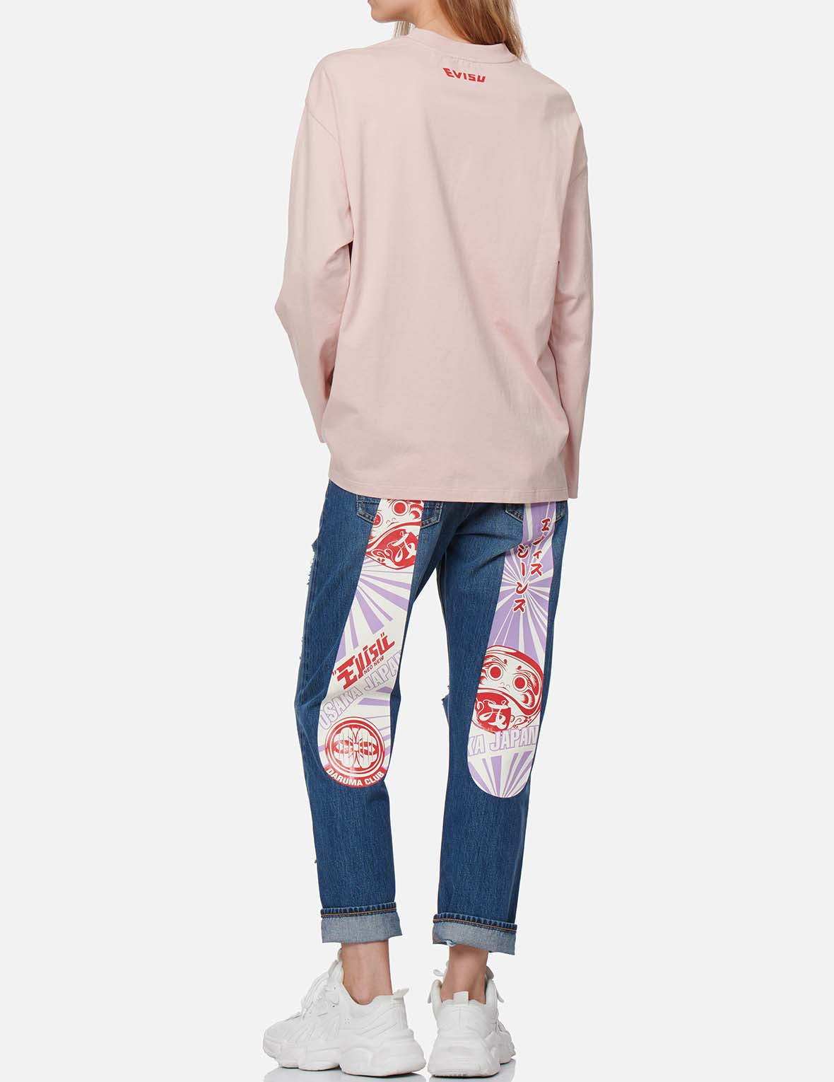 達磨與標誌印花T恤