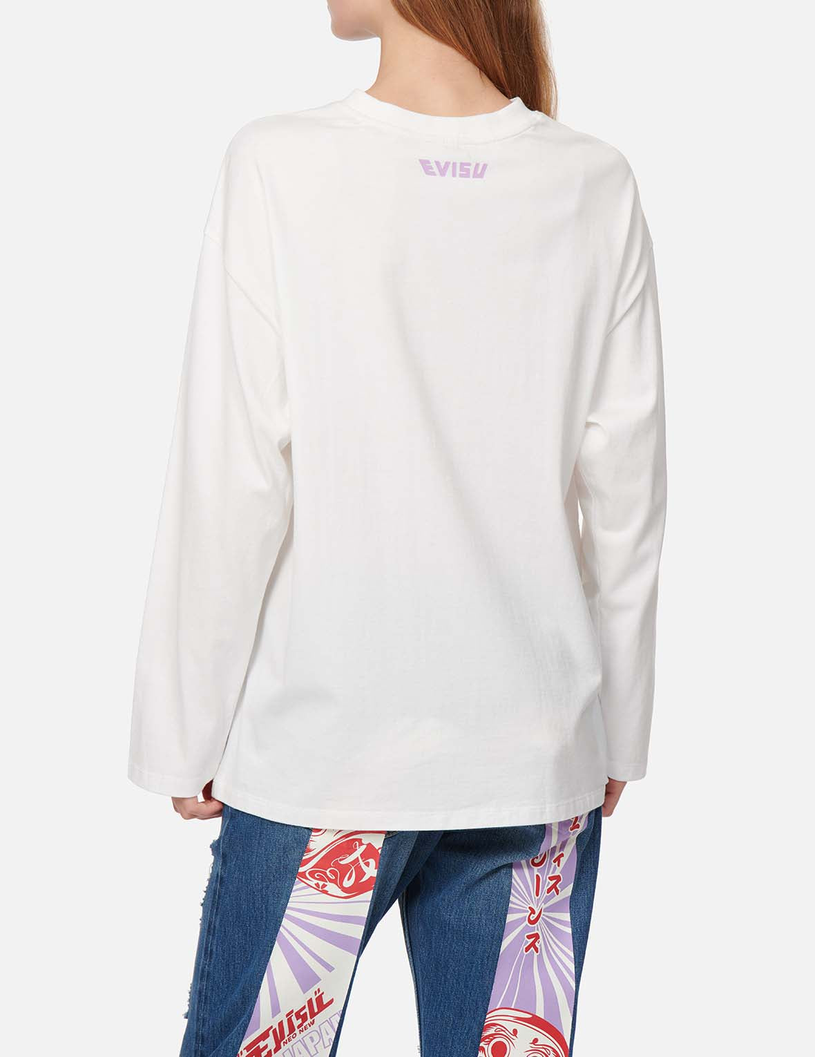 達磨與標誌印花T恤