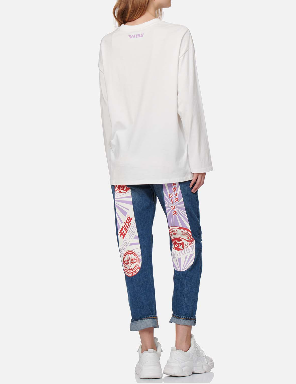 達磨與標誌印花T恤