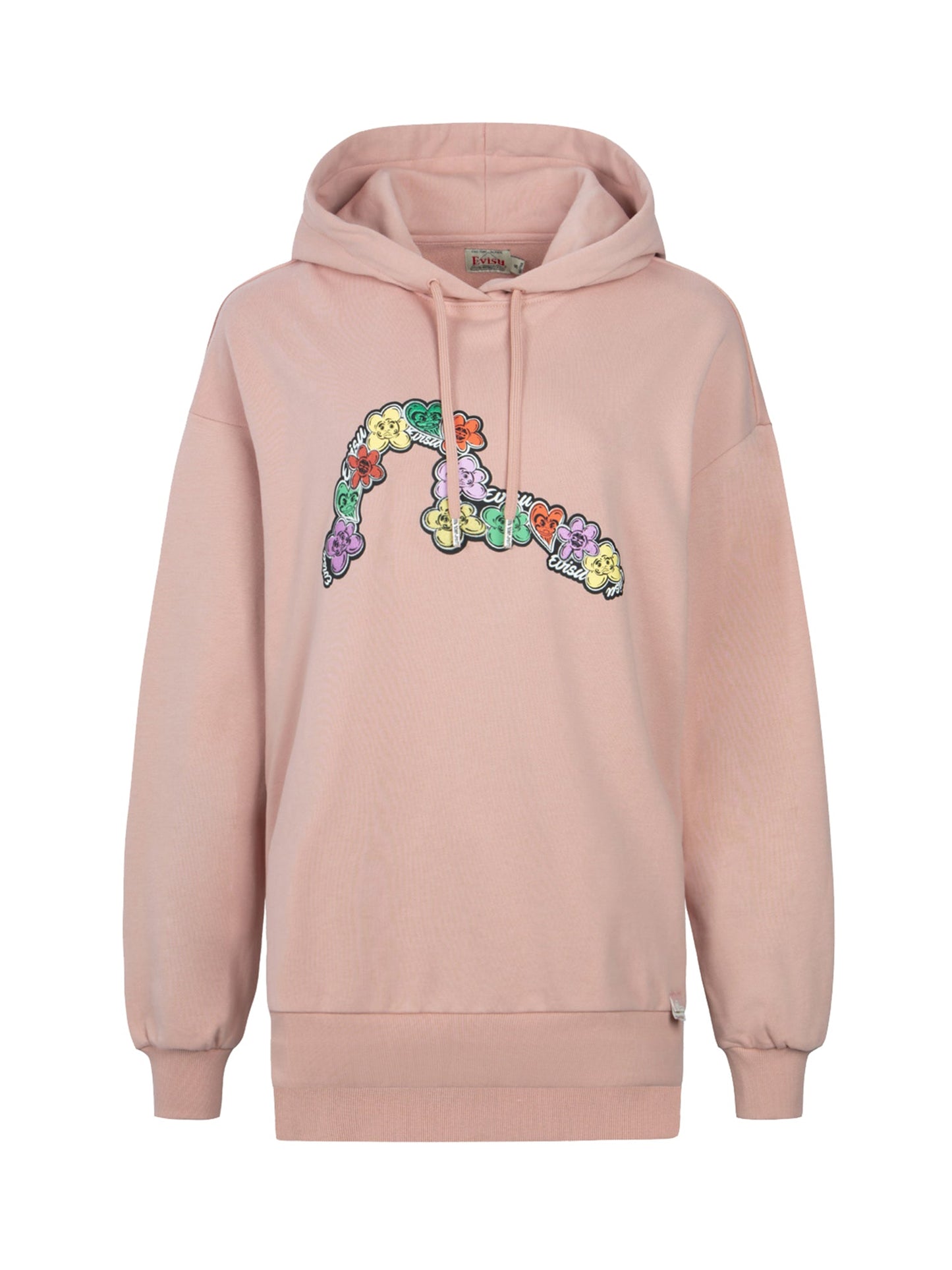 Daruma Floral Seagull Print Oversized Sweatshirt