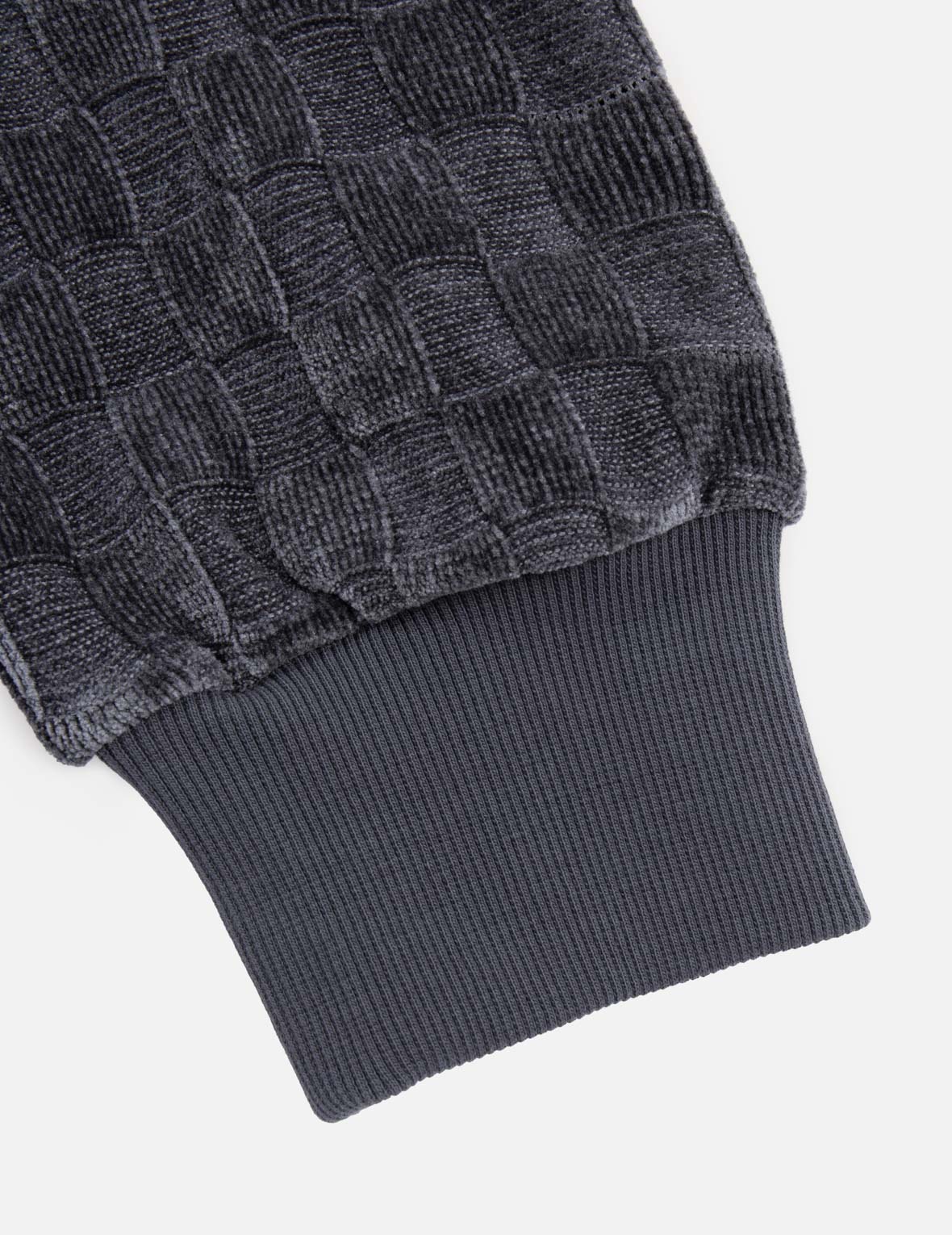 小海鷗及標誌刺繡半拉鍊短款衛衣