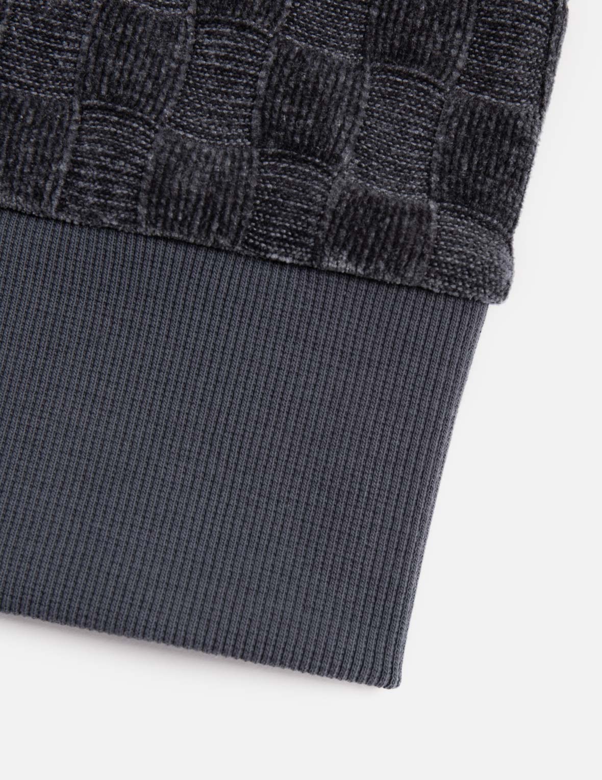 小海鷗及標誌刺繡半拉鍊短款衛衣