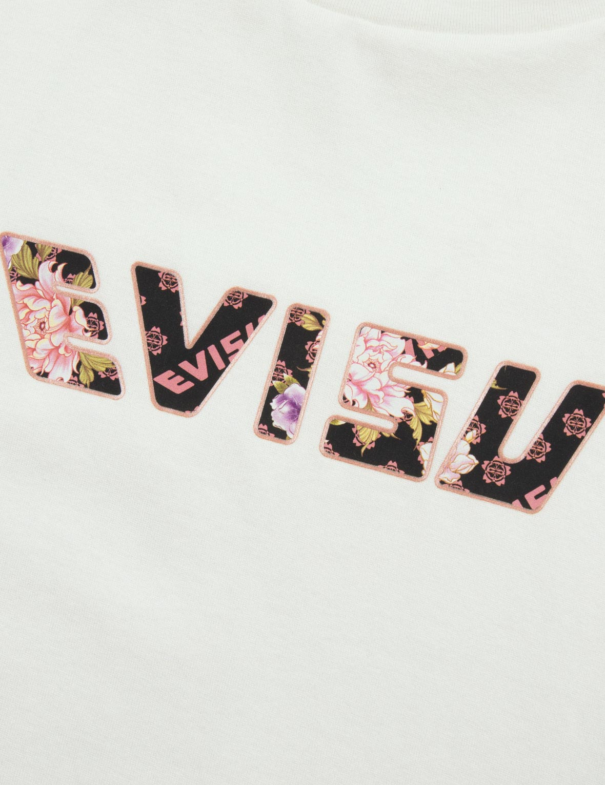 Goldfish and Floral Flow Brushstroke Daicock Print Boyfriend T-shirt