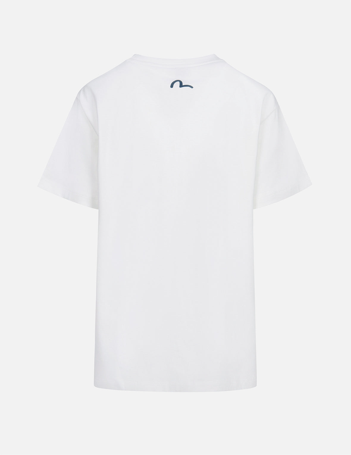 Fortune Cat Flocking with Slogan Print Boyfriend T-shirt