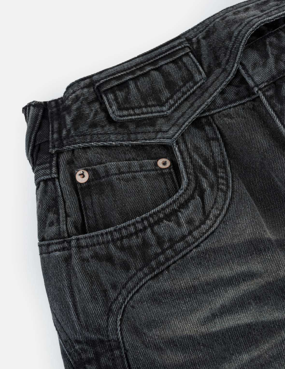 Cargo Pocket Denim Shorts