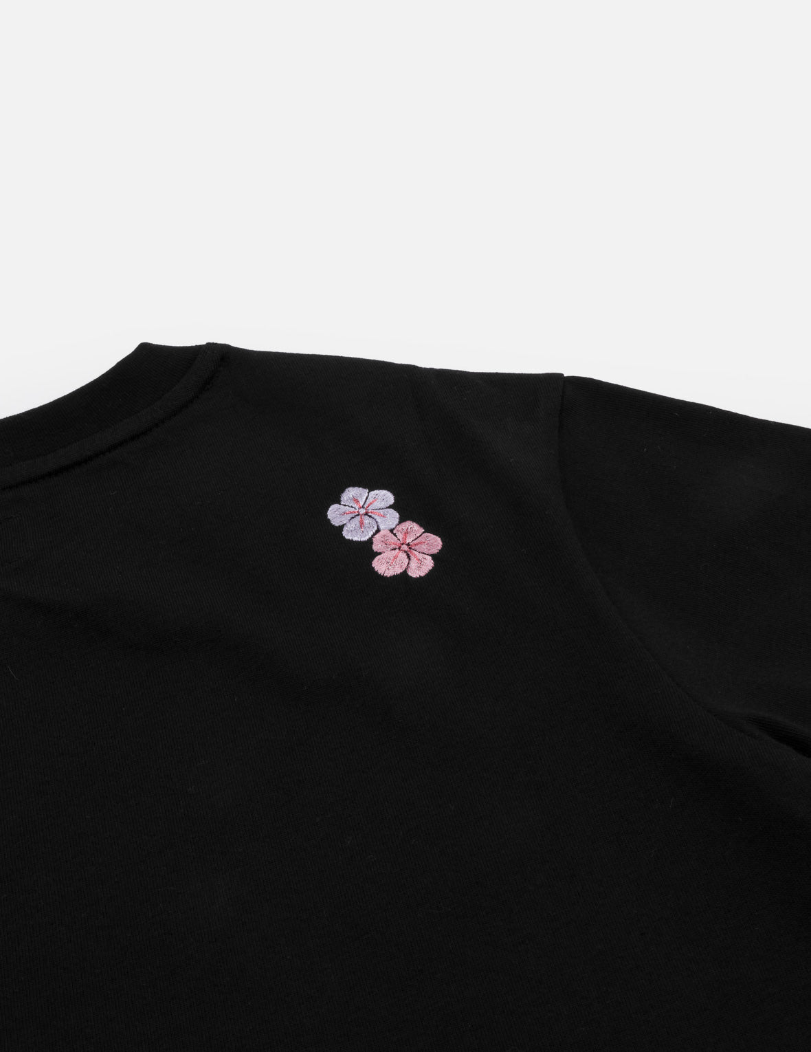 Japanese Sensu Seagull Embroidered T-Shirt